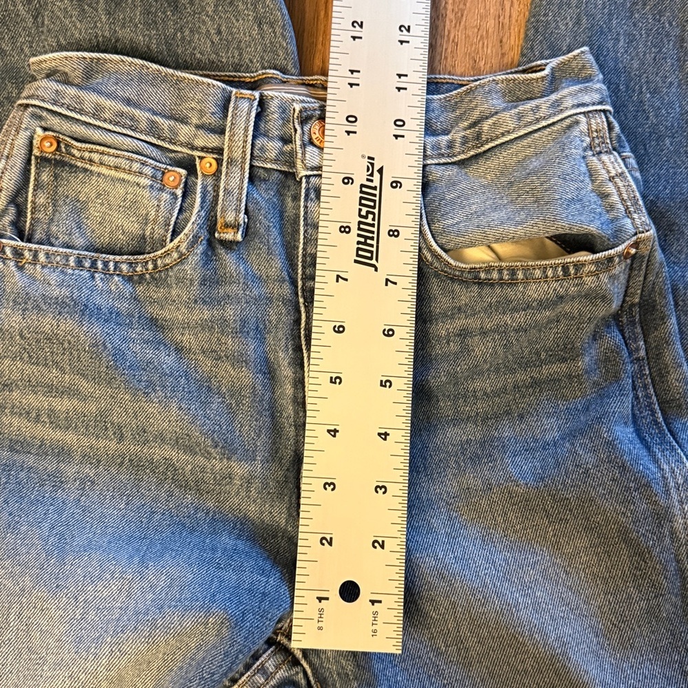 Point Sur medium denim straight leg Classic Blue Denim Jeans - Picture 7 of 9